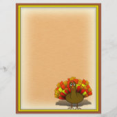 Besorgnis erregender Erntedank Türkei Flyer (Hinten)