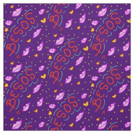 besos Hintergrund kisses lila Hintergrund Stoff