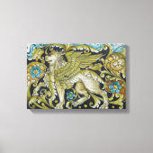 Bespitzte Lavas - Deruta Tile Lion Leinwanddruck (Vorderseite)