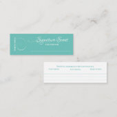 Bespoke Duft persönliche Duftnoten Schnupftabak Mi Mini Visitenkarte (Vorne/Hinten)