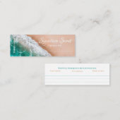 Bespoke Duft persönliche Duftnoten Schnupftabak Mi Mini Visitenkarte (Vorne/Hinten)