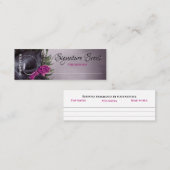 Bespoke Duft persönliche Duftnoten Schnupftabak Mi Mini Visitenkarte (Vorne/Hinten)