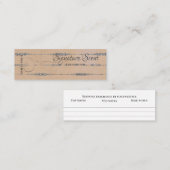 Bespoke Duft persönliche Duftnoten Schnupftabak Mi Mini Visitenkarte (Vorne/Hinten)