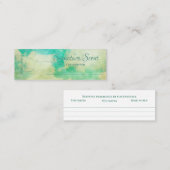 Bespoke Duft persönliche Duftnoten Schnupftabak Mi Mini Visitenkarte (Vorne/Hinten)