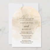 Bespoke Marbled Villa Wedding Einladung (Vorderseite)