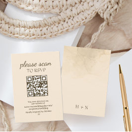 Bespoke Marbled Villa Wedding Website UAWG RSVP Karte