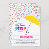 Besprühen Sie die Babyparty-Einladung und Einladung (Vorne/Hinten)