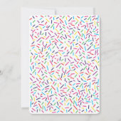 Besprühen Sie die Babyparty-Einladung und Einladung (Rückseite)