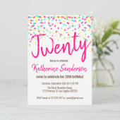 Besprühen Sie Einladung (Stehend Vorderseite)