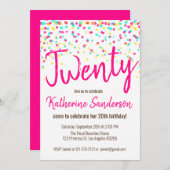 Besprühen Sie Einladung (Vorne/Hinten)