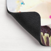 Besprühen Sie kleine Kuchen Mousepad (Ecke)