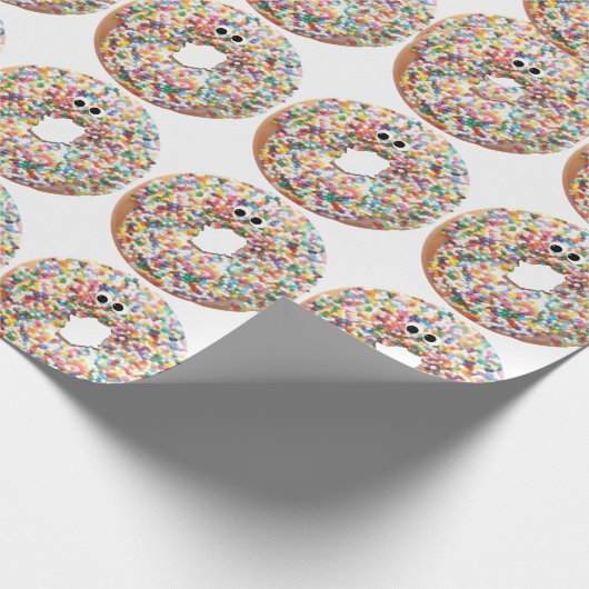 Besprühen Sie Krapfen-Packpapier Geschenkpapier (Ecke)