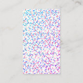 Besprühen Sie Visitenkarte (Rückseite)