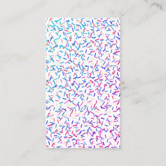 Besprühen Sie Visitenkarte (Rückseite)