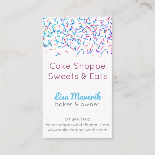 Besprühen Sie Visitenkarte (Vorderseite)