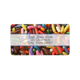 Besprüht Adressen-Etiketten Adressaufkleber