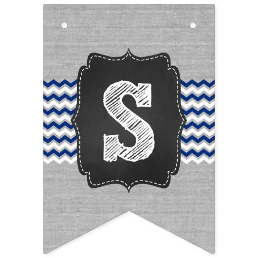 Besprüht mit Liebedollarbaby besprühen Sie, graue Wimpelkette (Zweite Fahne)