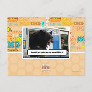 Besprüht Postkarte