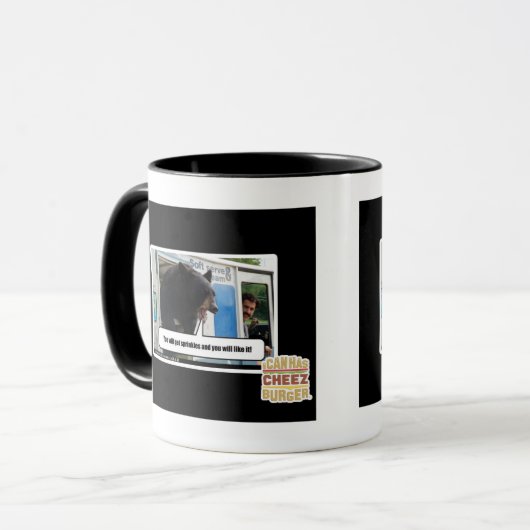 Besprüht Tasse (Vorderseite Links)