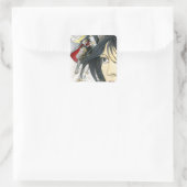 Bess - Highwayman Quadratischer Aufkleber (Tasche)