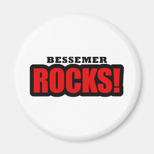 Bessemer, Alabama-Stadt-Entwurf Magnet
