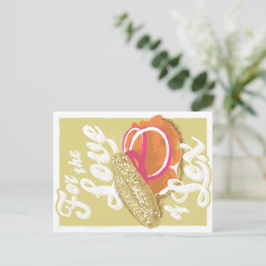 Besser als Bacon!! Postkarte (Stehend Vorderseite)