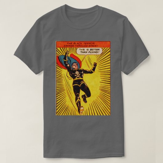 Besser als das Fliegen der Retroästhesie T-Shirt (Design vorne)