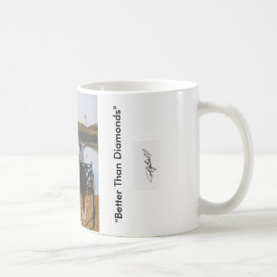 "Besser als Diamant" Kaffee-Tasse Kaffeetasse