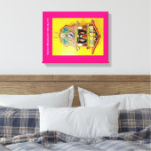 Besser als eine Kuckucksuhr? Eine gewickelte Leinw Leinwanddruck (Insitu (Schlafzimmer))