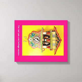 Besser als eine Kuckucksuhr? Eine gewickelte Leinw Leinwanddruck