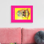 Besser als eine Kuckucksuhr? Eine gewickelte Leinw Leinwanddruck (Insitu (Wohnzimmer))