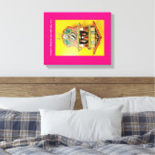 Besser als eine Kuckucksuhr? Eine gewickelte Leinw Leinwanddruck (Insitu (Schlafzimmer))