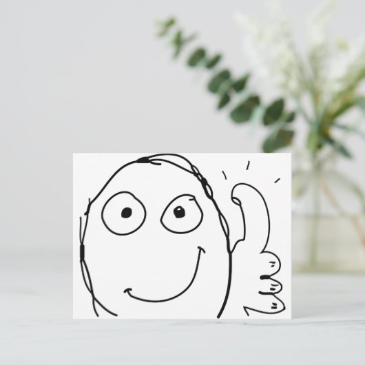 besser als erwartet postkarte (Stehend Vorderseite)