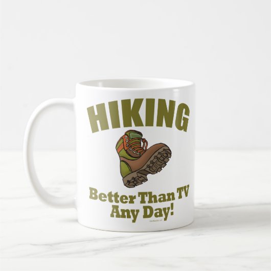 Besser als Fernsehen - Wandern Kaffeetasse (Links)