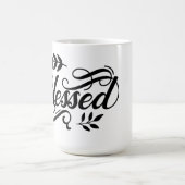 Besser als "Gesegnet" Kaffeetasse (Mittel)