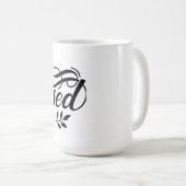 Besser als "Gesegnet" Kaffeetasse (VorderseiteRechts)