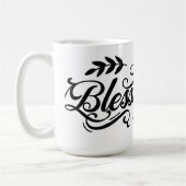 Besser als "Gesegnet" Kaffeetasse (Links)