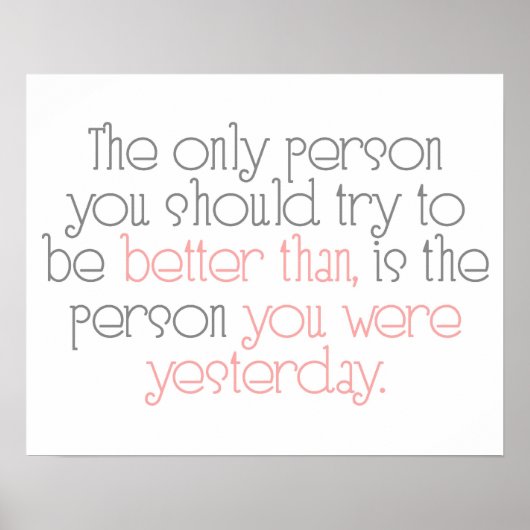 Besser als gestern Poster (Vorne)