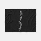 Besser als gestern Training Workout-Fit Fleecedecke (Vorderseite (Horizontal))