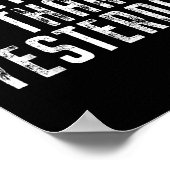 Besser als gestern Training Workout-Fit Poster (Ecke)