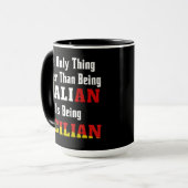 Besser als Italiener ist die sizilianische Tasse (Vorderseite Links)