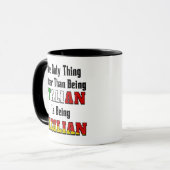 Besser als Italiener zu sein ist sizilianische Tas Tasse (Vorderseite Links)