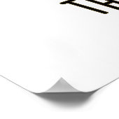 Besser als spät als noch nie lustige Kaffeepause Poster (Ecke)