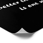 Besser als tausend hohle Worte Poster (Ecke)