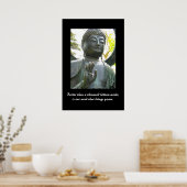 Besser als tausend hohle Worte Poster (Küche)