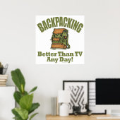 Besser als TV - Rückpacken Poster (Heimbüro)