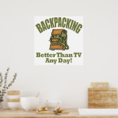 Besser als TV - Rückpacken Poster (Küche)