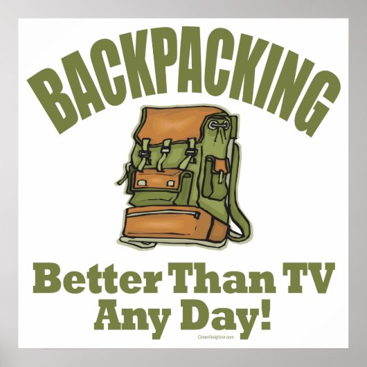 Besser als TV - Rückpacken Poster (Vorne)