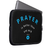 BESSER ALS WIFI-Monogramm Laptopschutzhülle (Vorne Rechts)