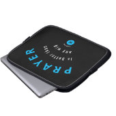 BESSER ALS WIFI-Monogramm Laptopschutzhülle (Vorne Knopf)